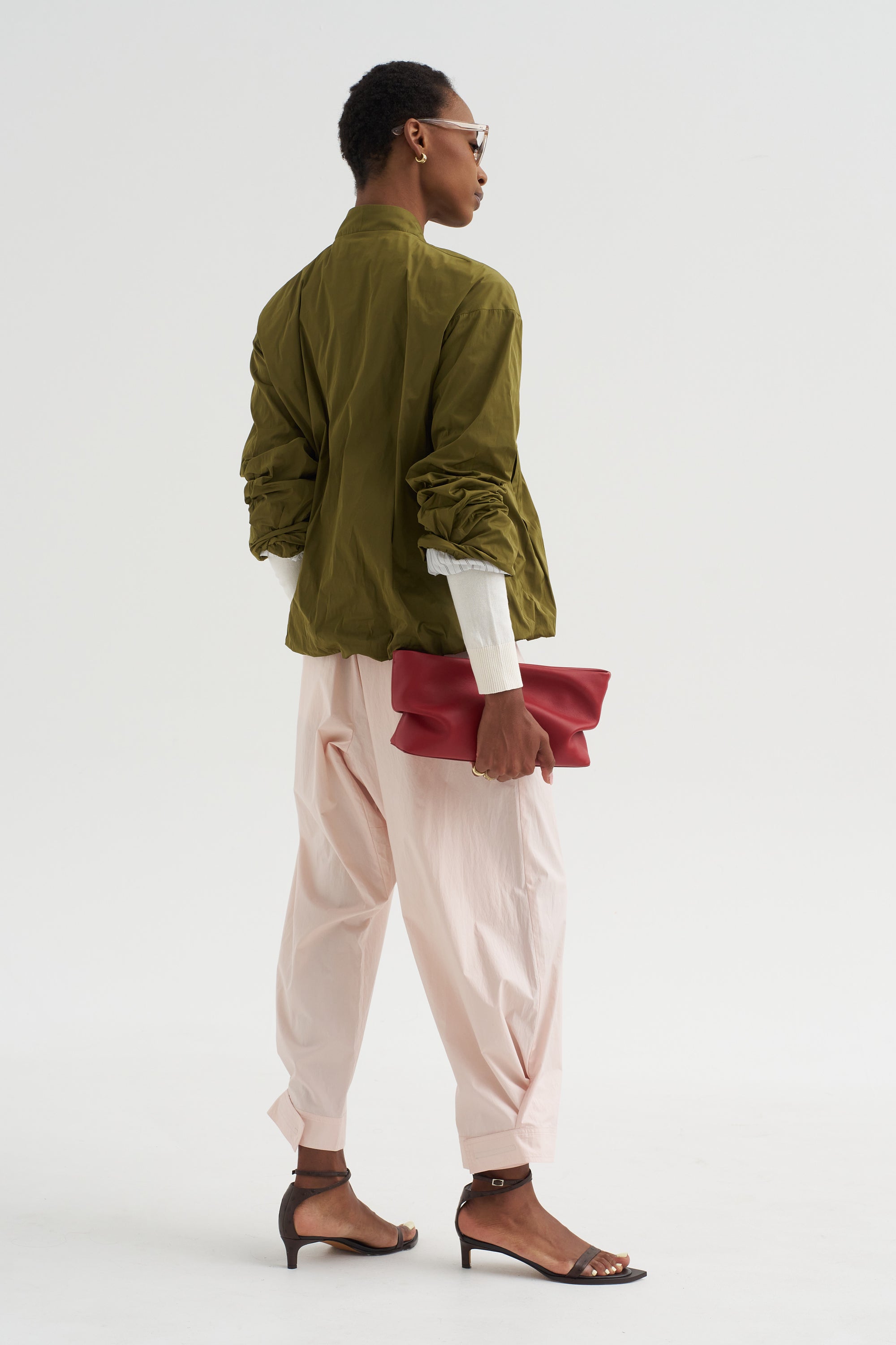 Soft Duchesse Jacket, Goldolive