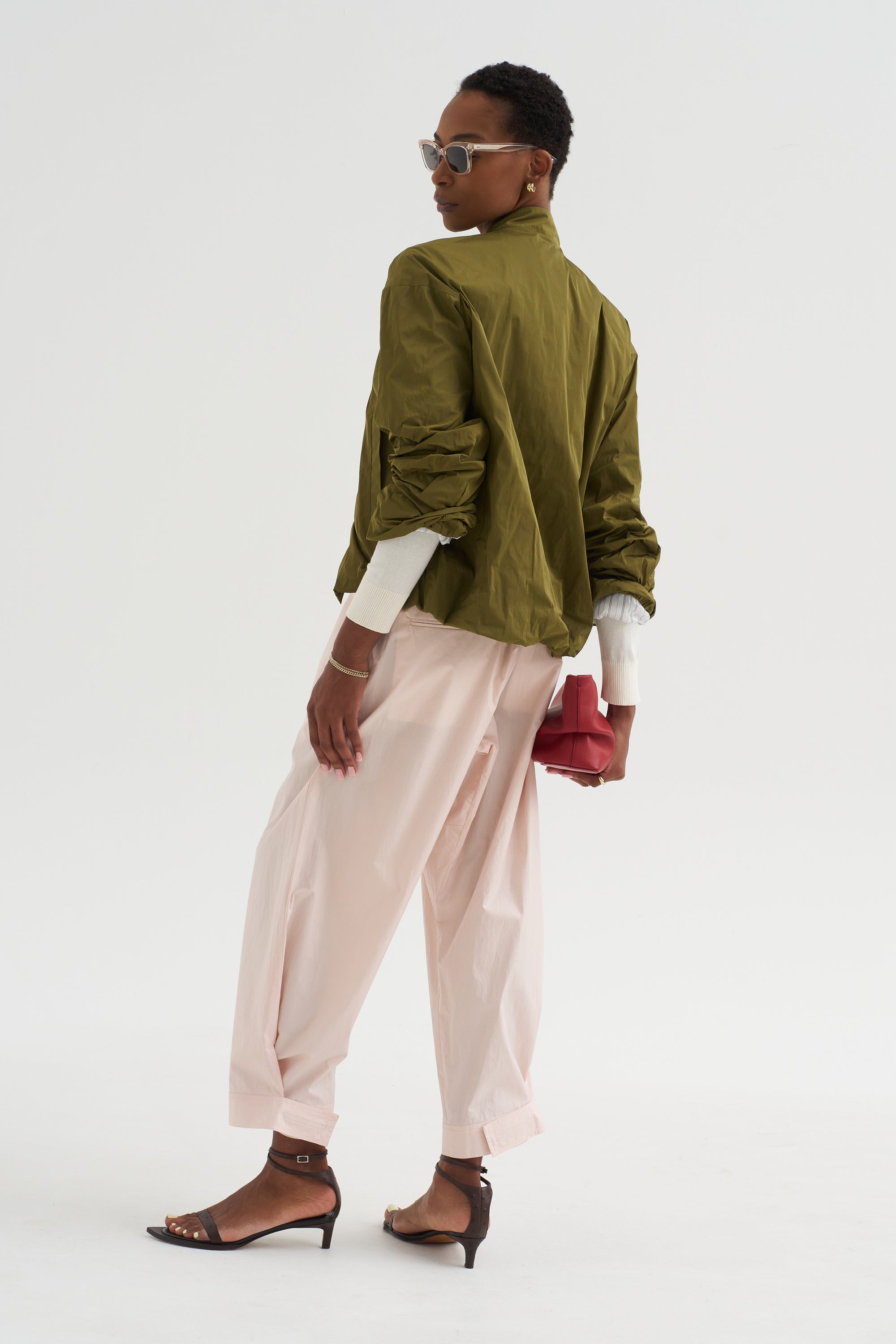 Soft Duchesse Jacket, Goldolive