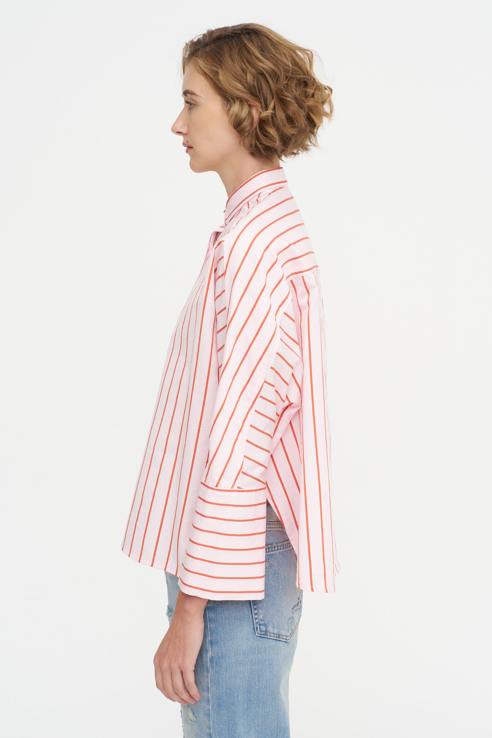 Stripe Button-Down Shirt, Dawn