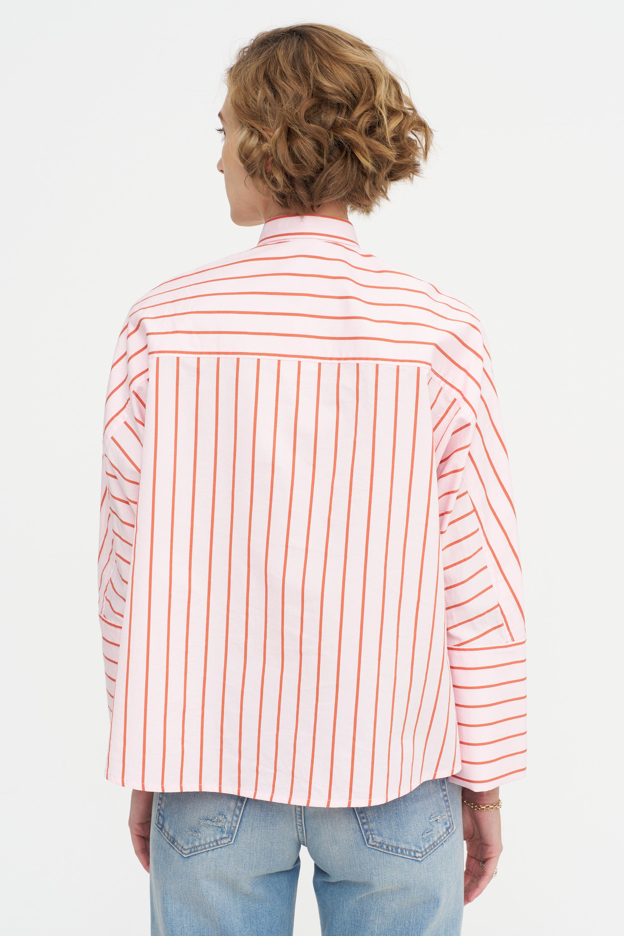 Stripe Button-Down Shirt, Dawn