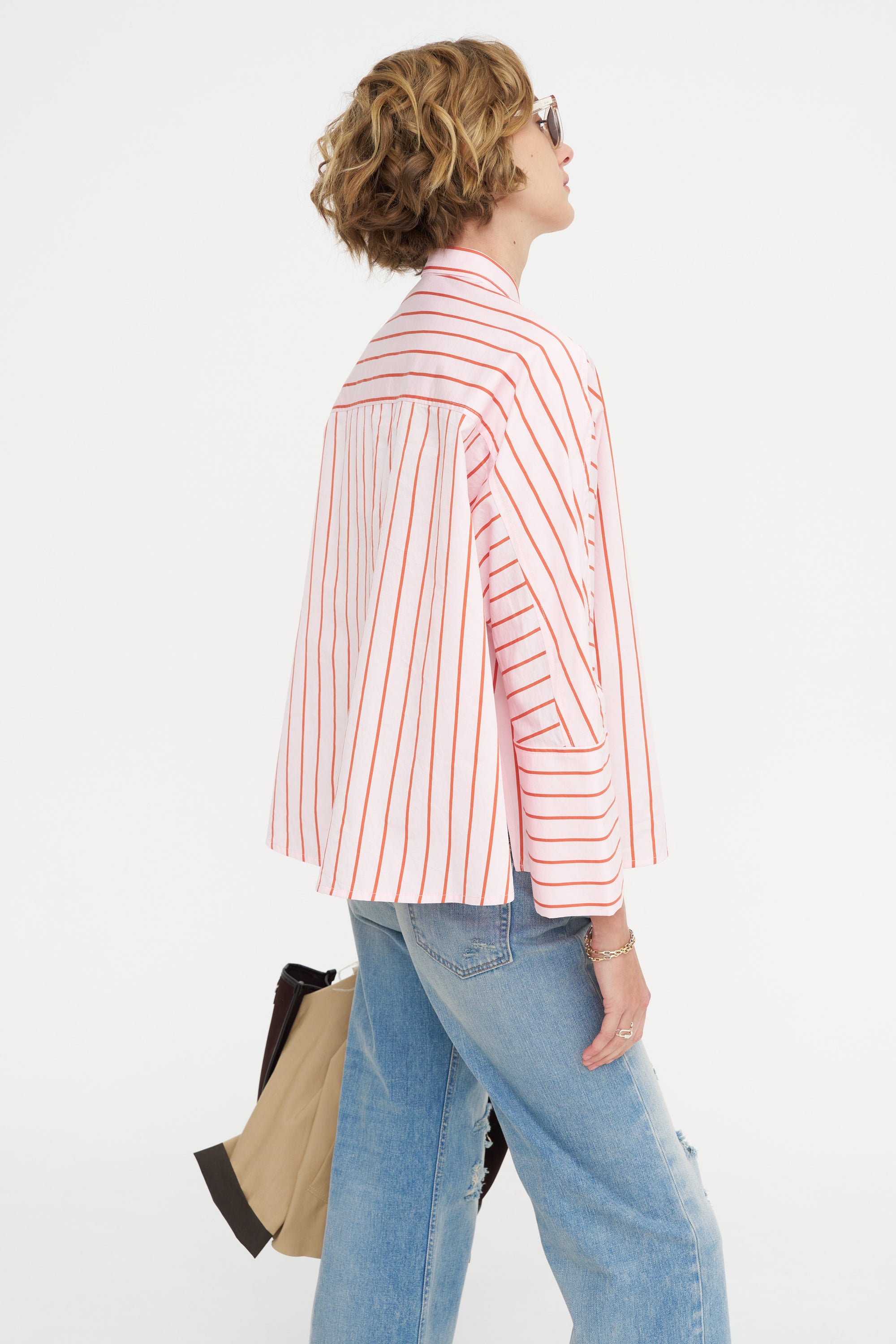 Stripe Button-Down Shirt, Dawn