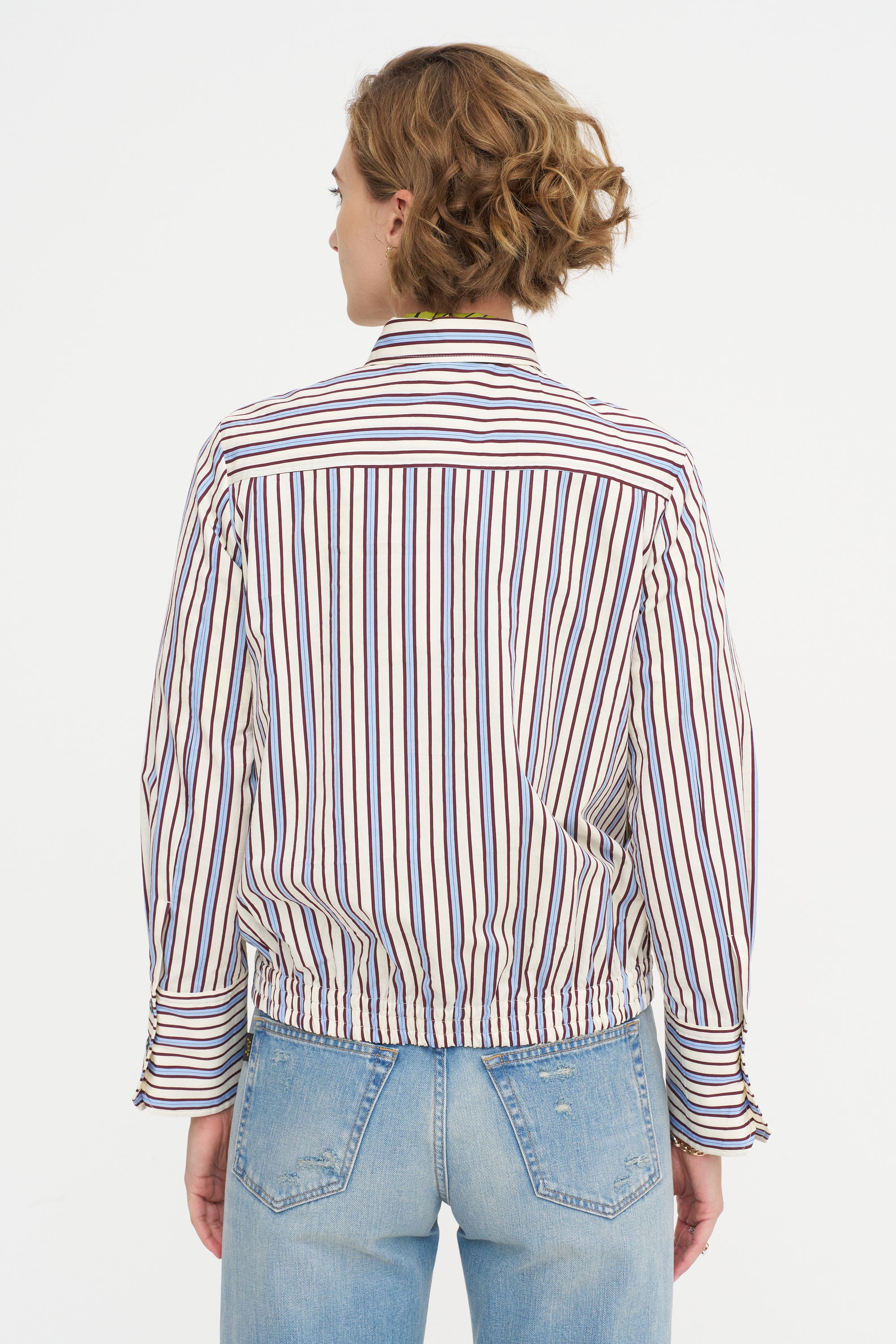 Fancy Stripe Shirt, Baltic Blue