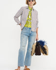 Fancy Stripe Shirt, Baltic Blue