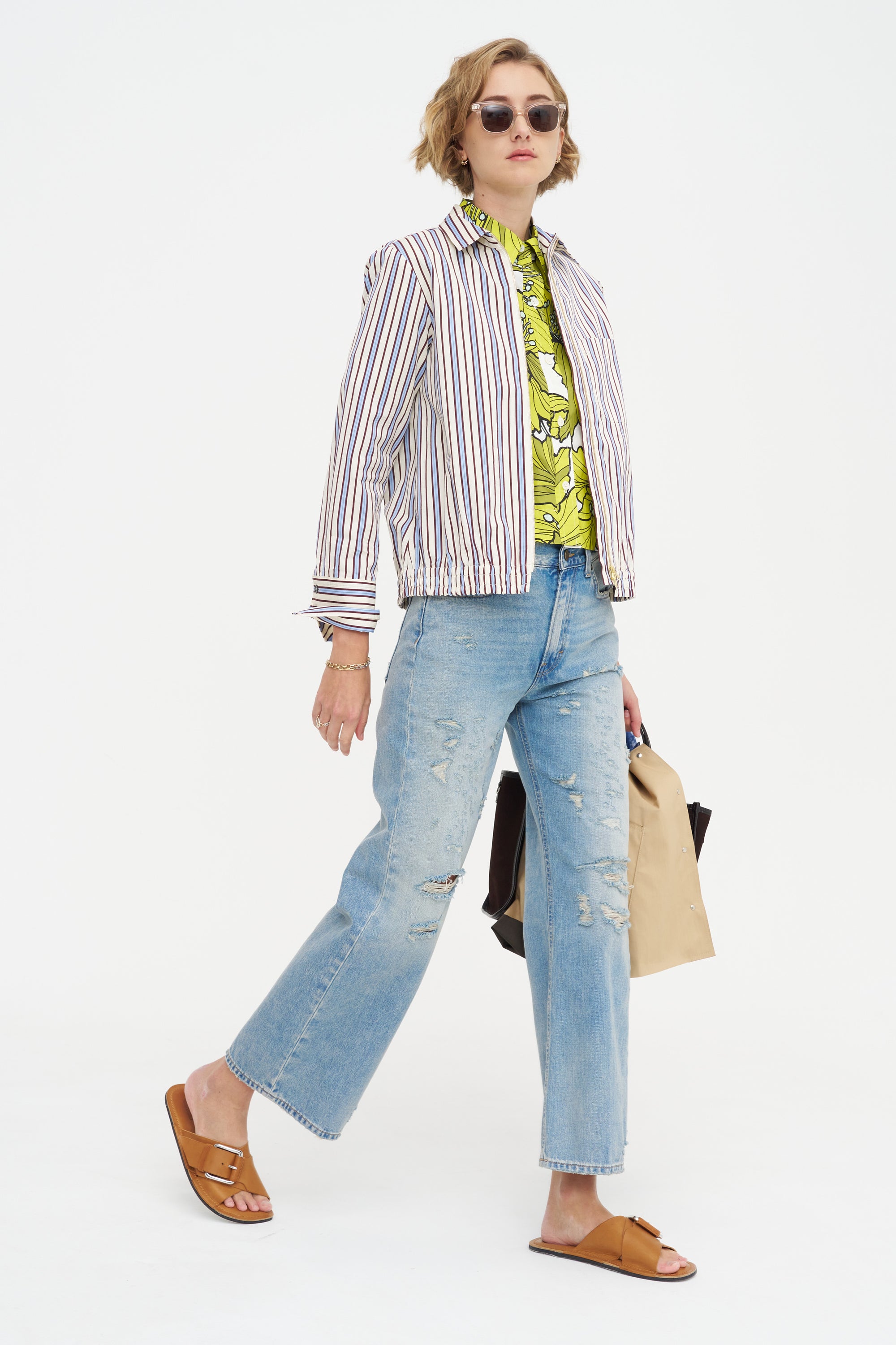 Fancy Stripe Shirt, Baltic Blue