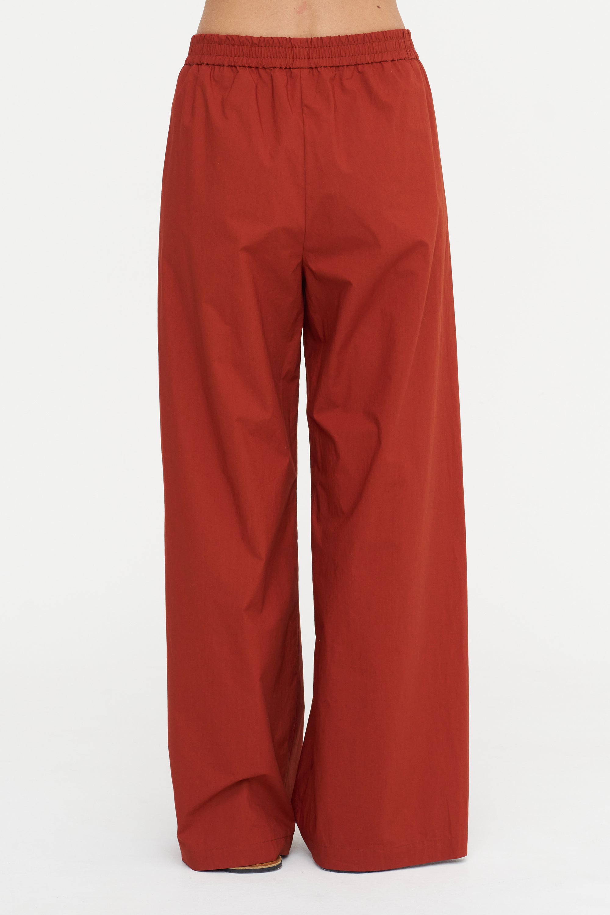 Poplin Pants, Red Earth