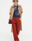 Short Sleeve Sweater, Marine