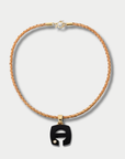 Onyx Splendente Letter Pendant - M, Black