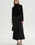 Pleated Skirt, Anthracite