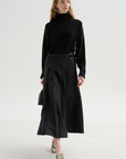Pleated Skirt, Anthracite