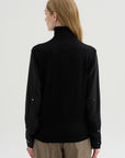 Layered Turtleneck, Nero