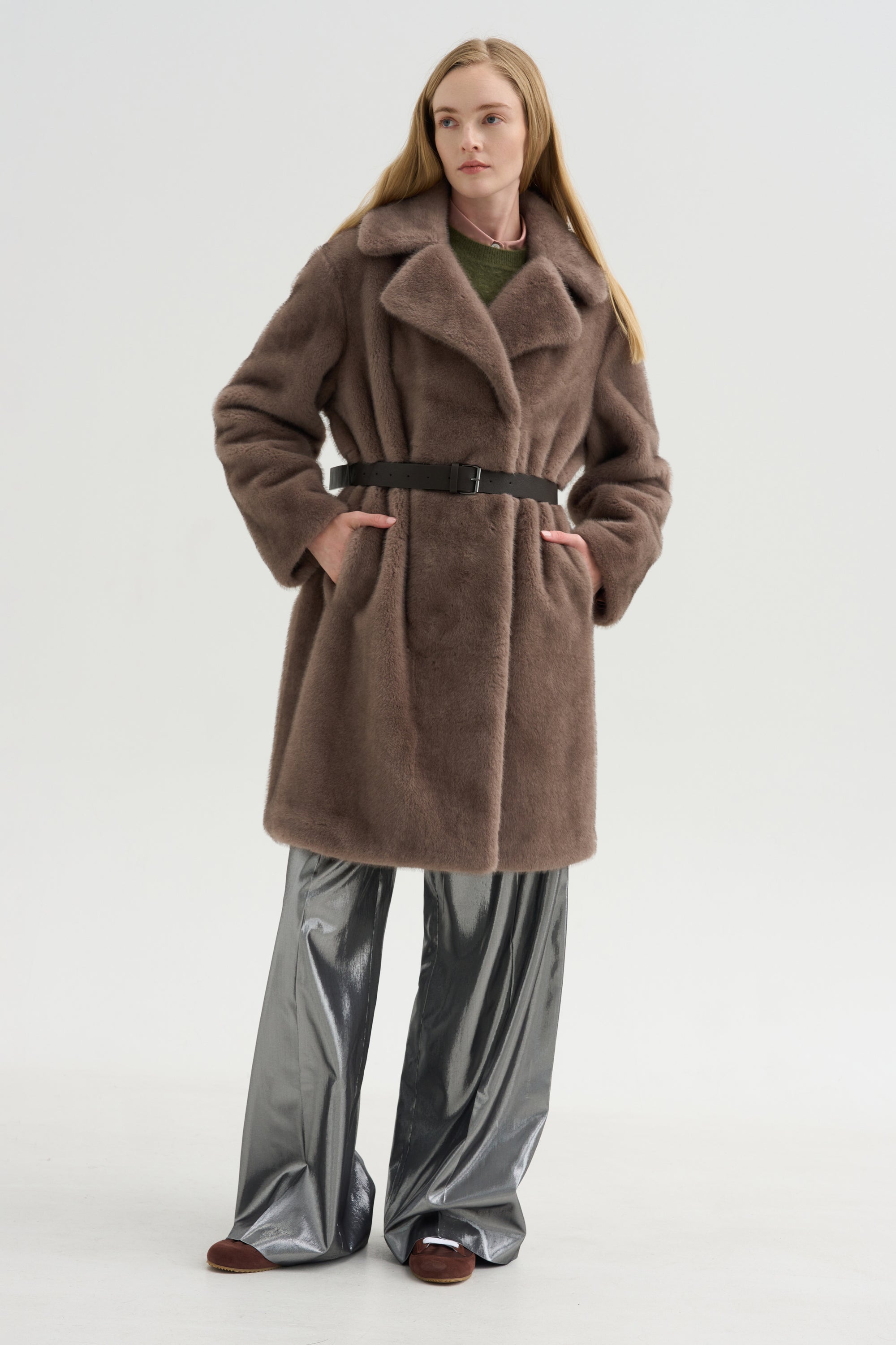 Faux Fur Coat, Fantasia Stone