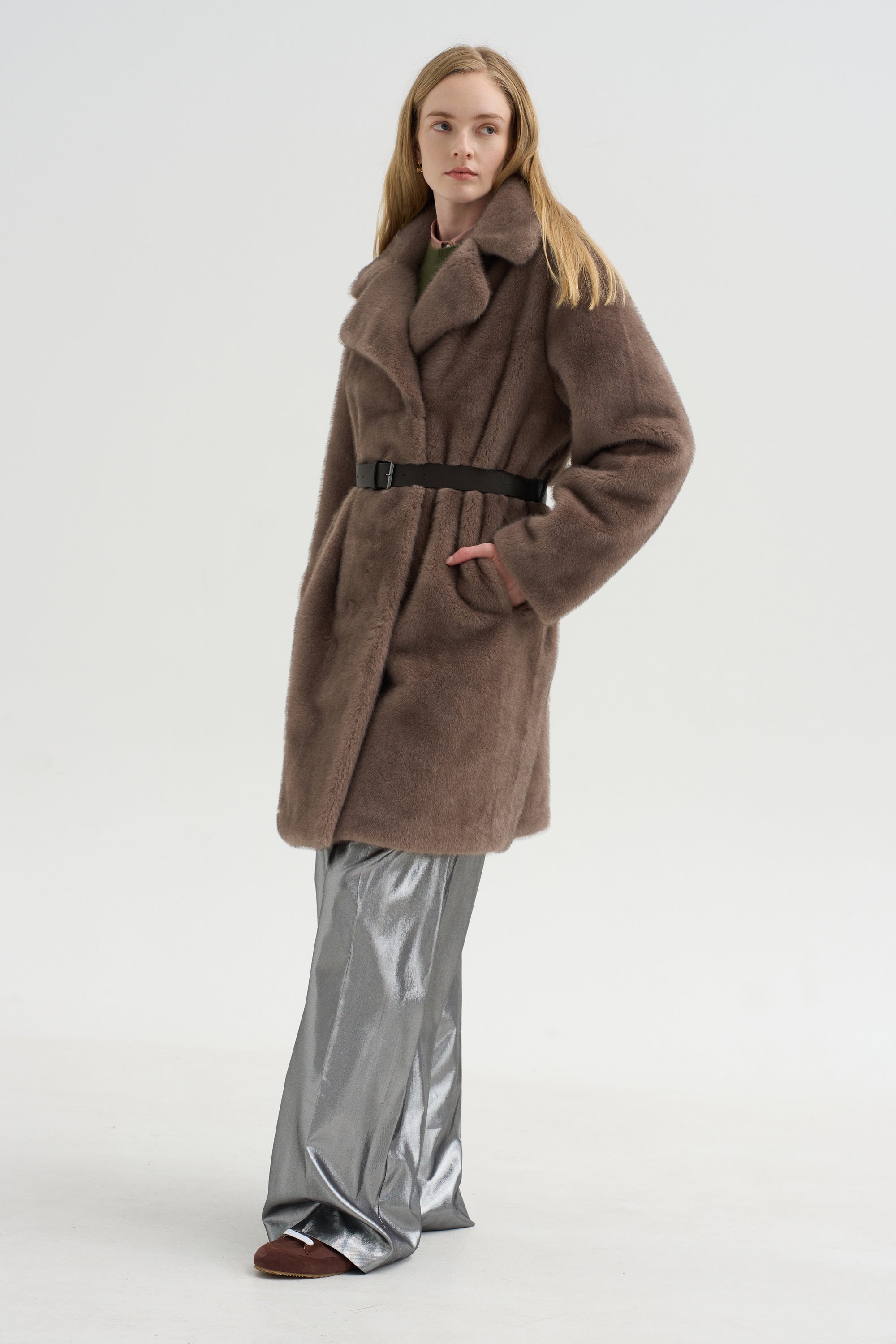Faux Fur Coat, Fantasia Stone