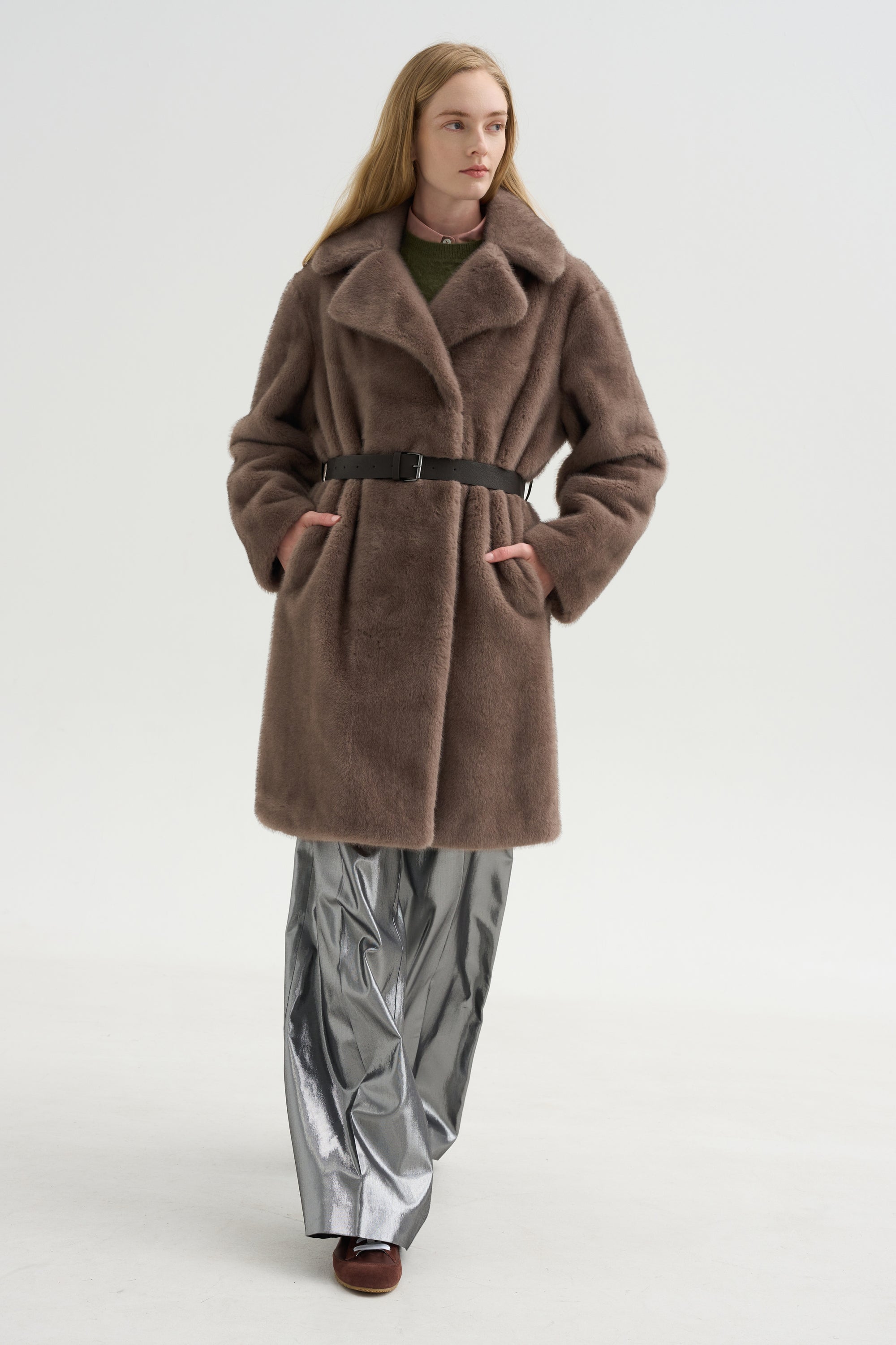 Faux Fur Coat, Fantasia Stone