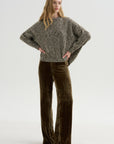 Velvet Trouser, Tortora