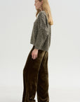 Velvet Trouser, Tortora
