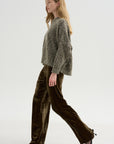 Velvet Trouser, Tortora