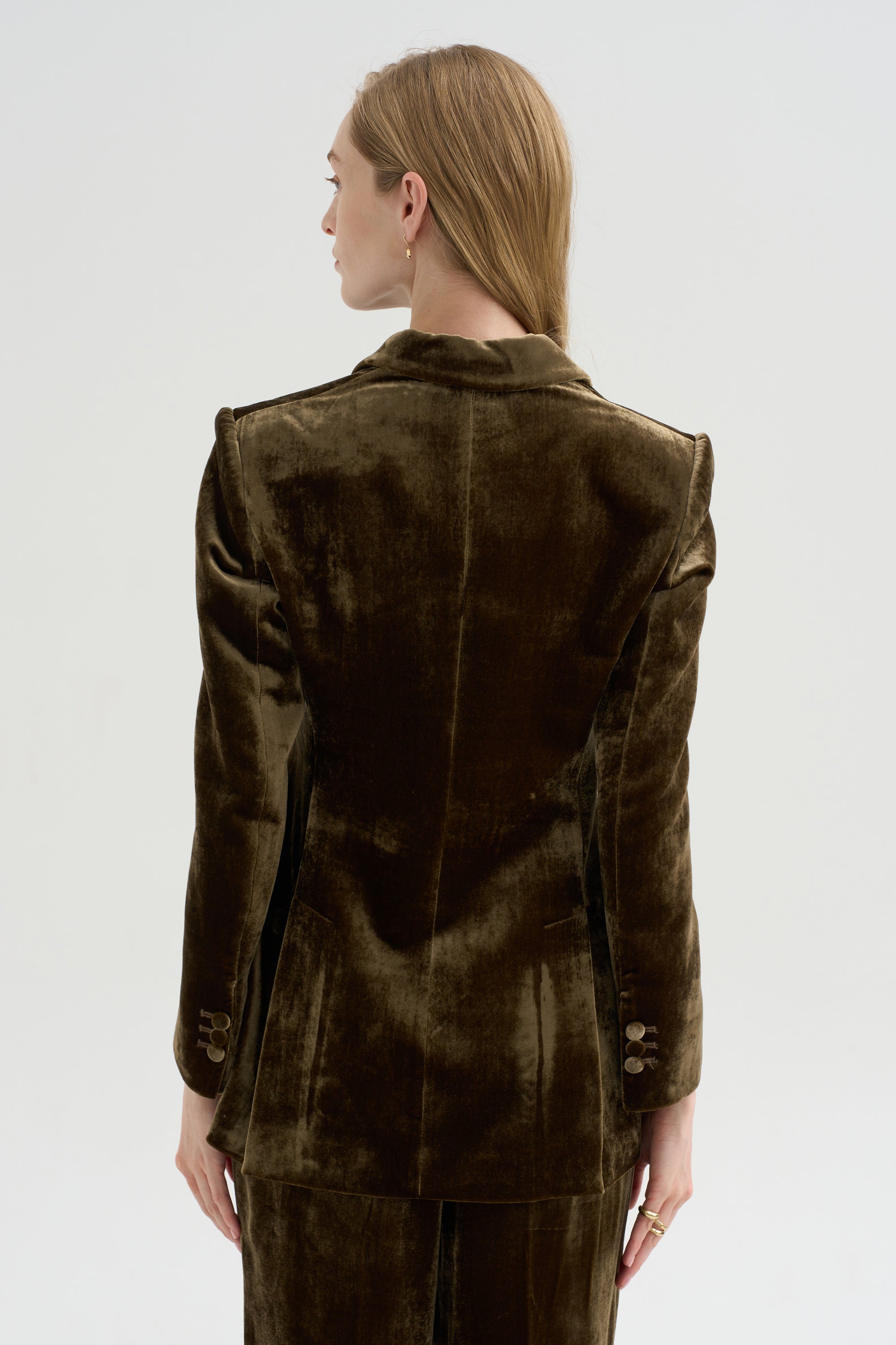 Velvet Blazer, Tortora