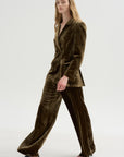 Velvet Blazer, Tortora