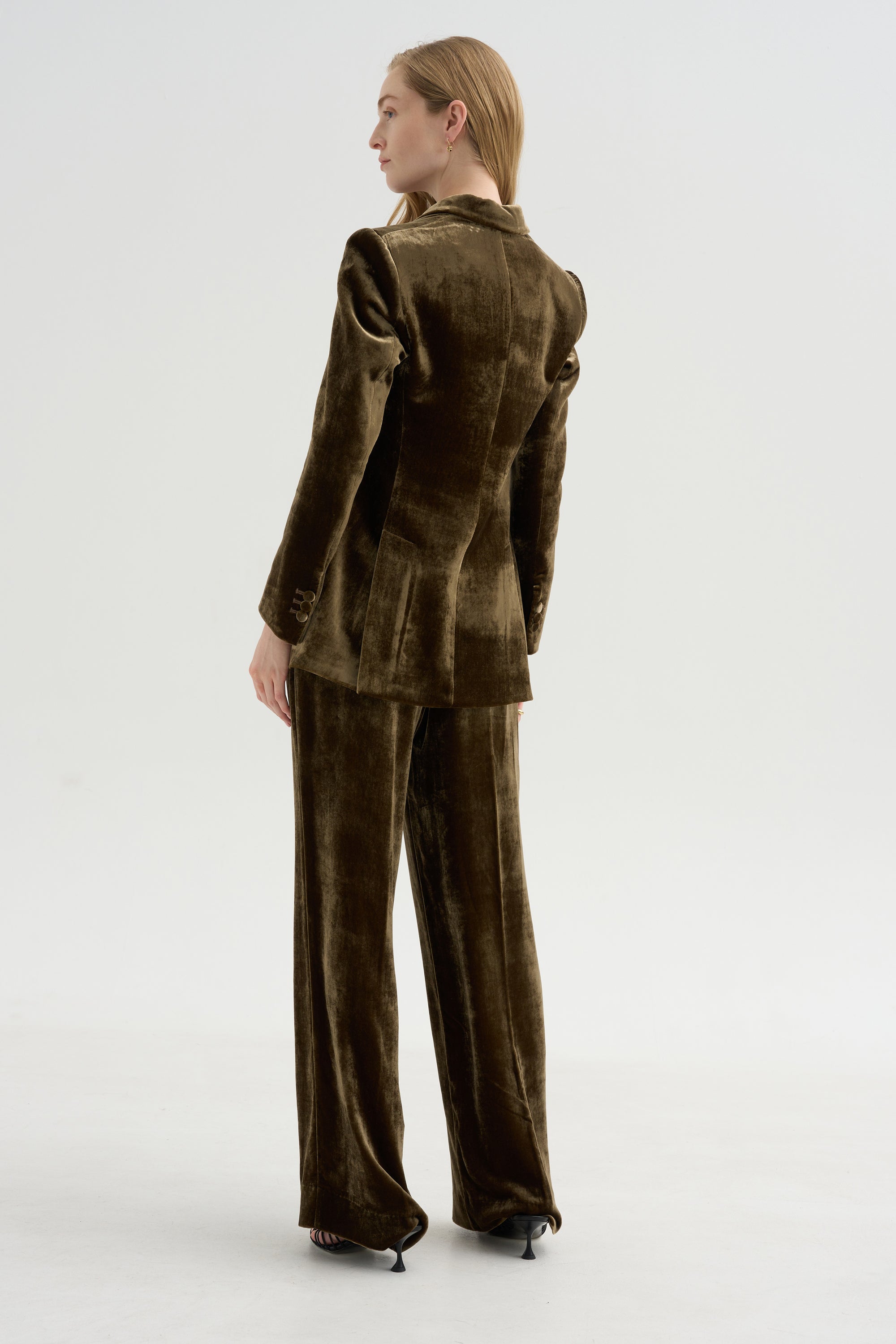 Velvet Blazer, Tortora