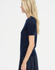 Knit T-Shirt, Blue