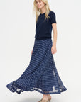 Dots Skirt, Fantasia Blue