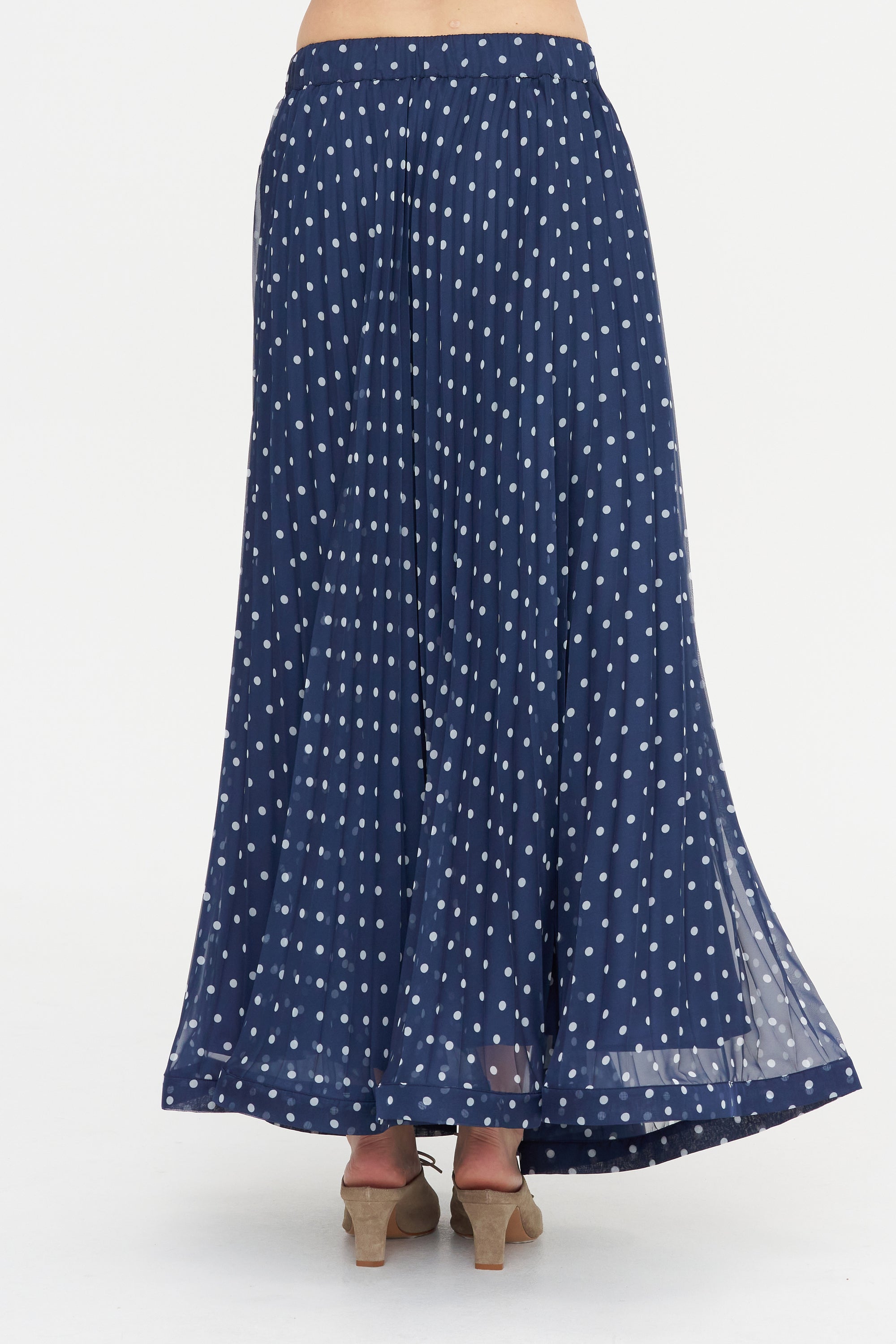 Dots Skirt, Fantasia Blue