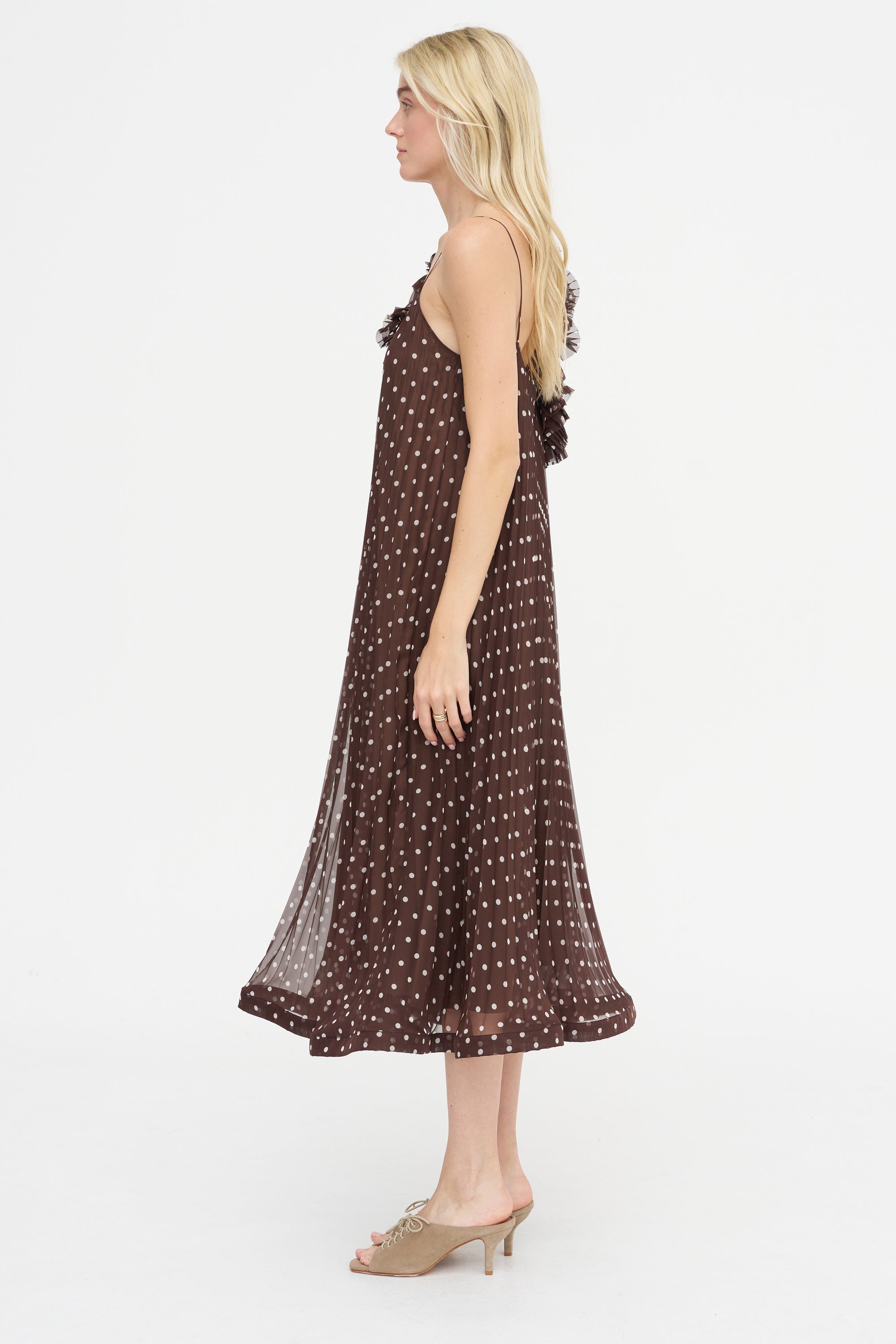 Dots Dress, Fantasia Marrone