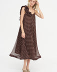 Dots Dress, Fantasia Marrone