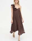 Dots Dress, Fantasia Marrone