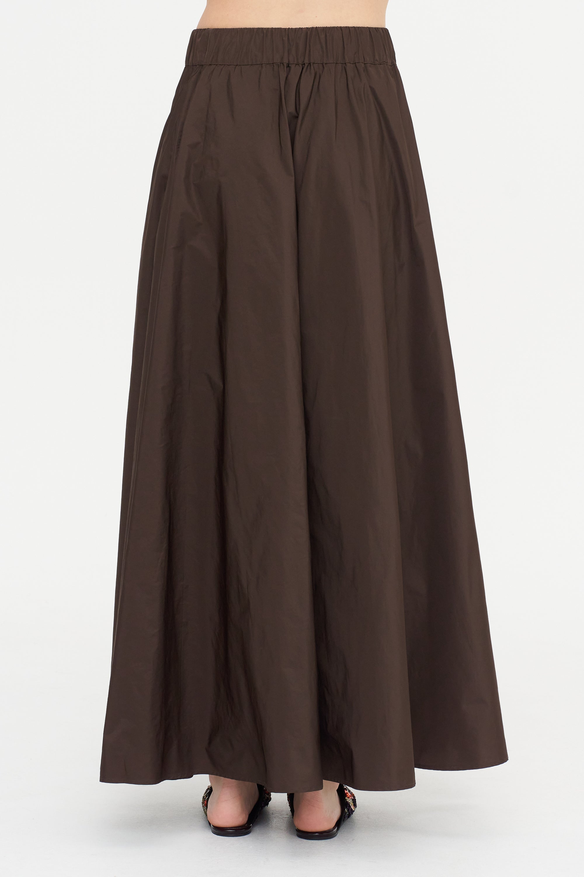 A-Line Skirt, Marrone