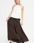 A-Line Skirt, Marrone