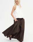 A-Line Skirt, Marrone