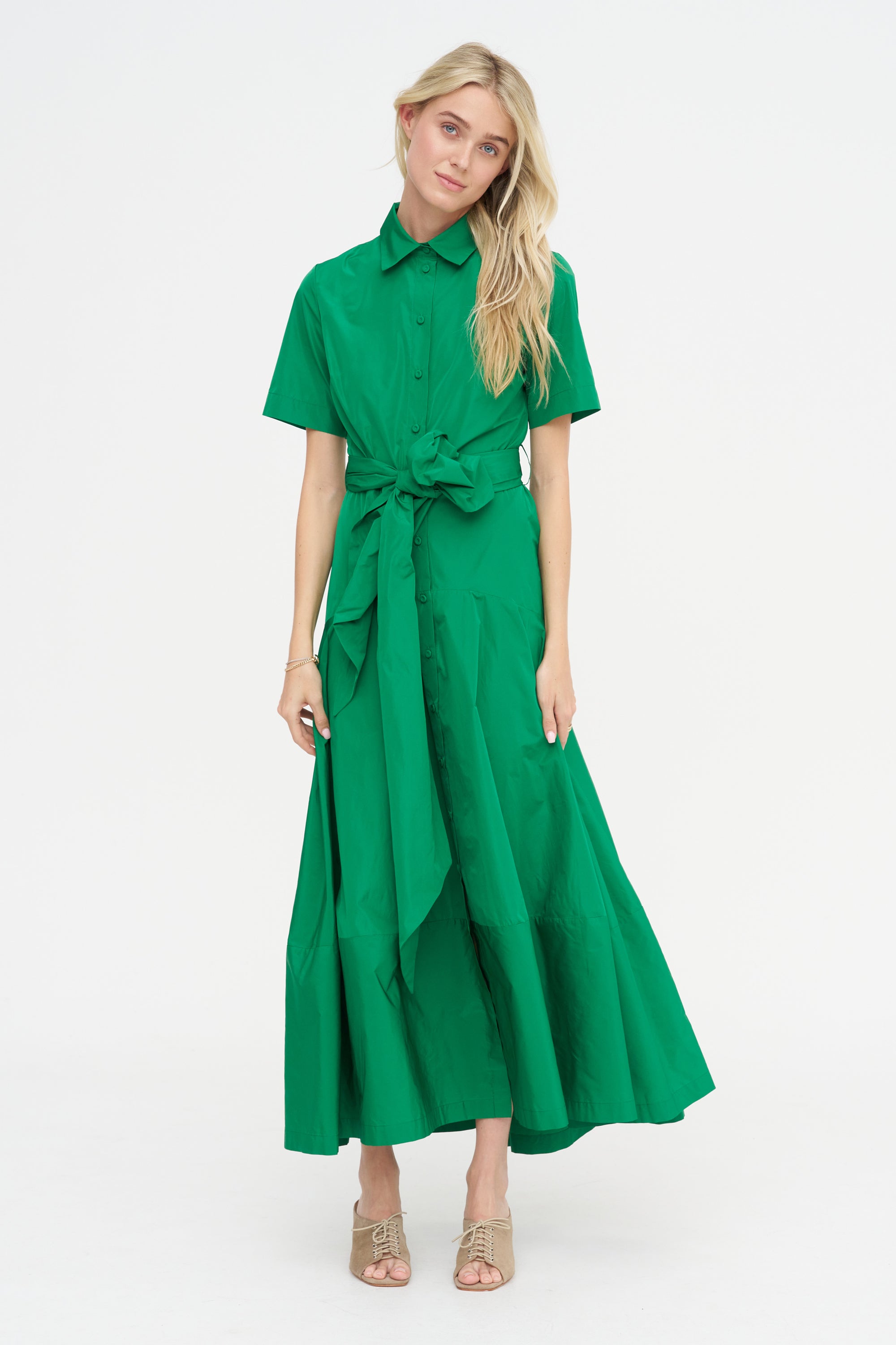 Taffeta Chemisier, Verde