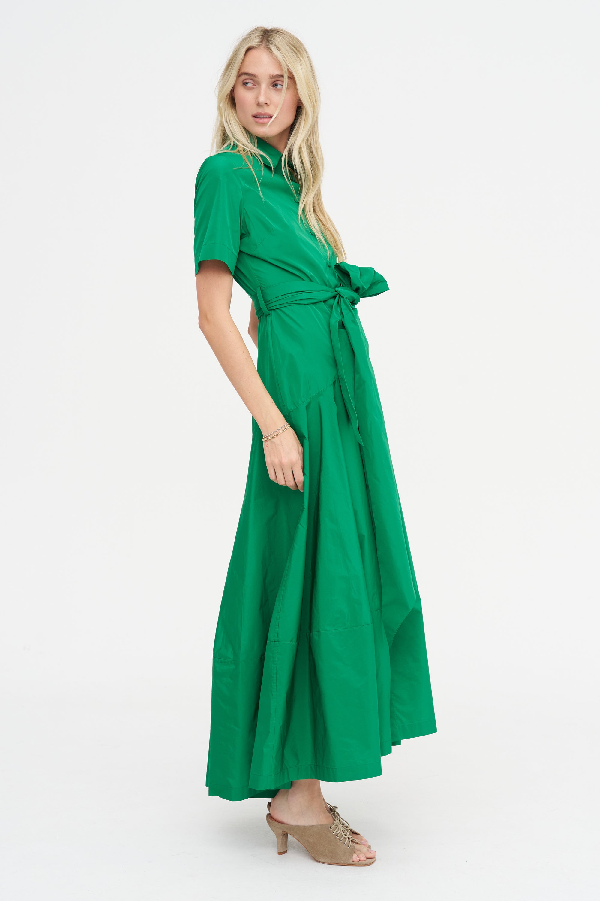 Taffeta Chemisier, Verde