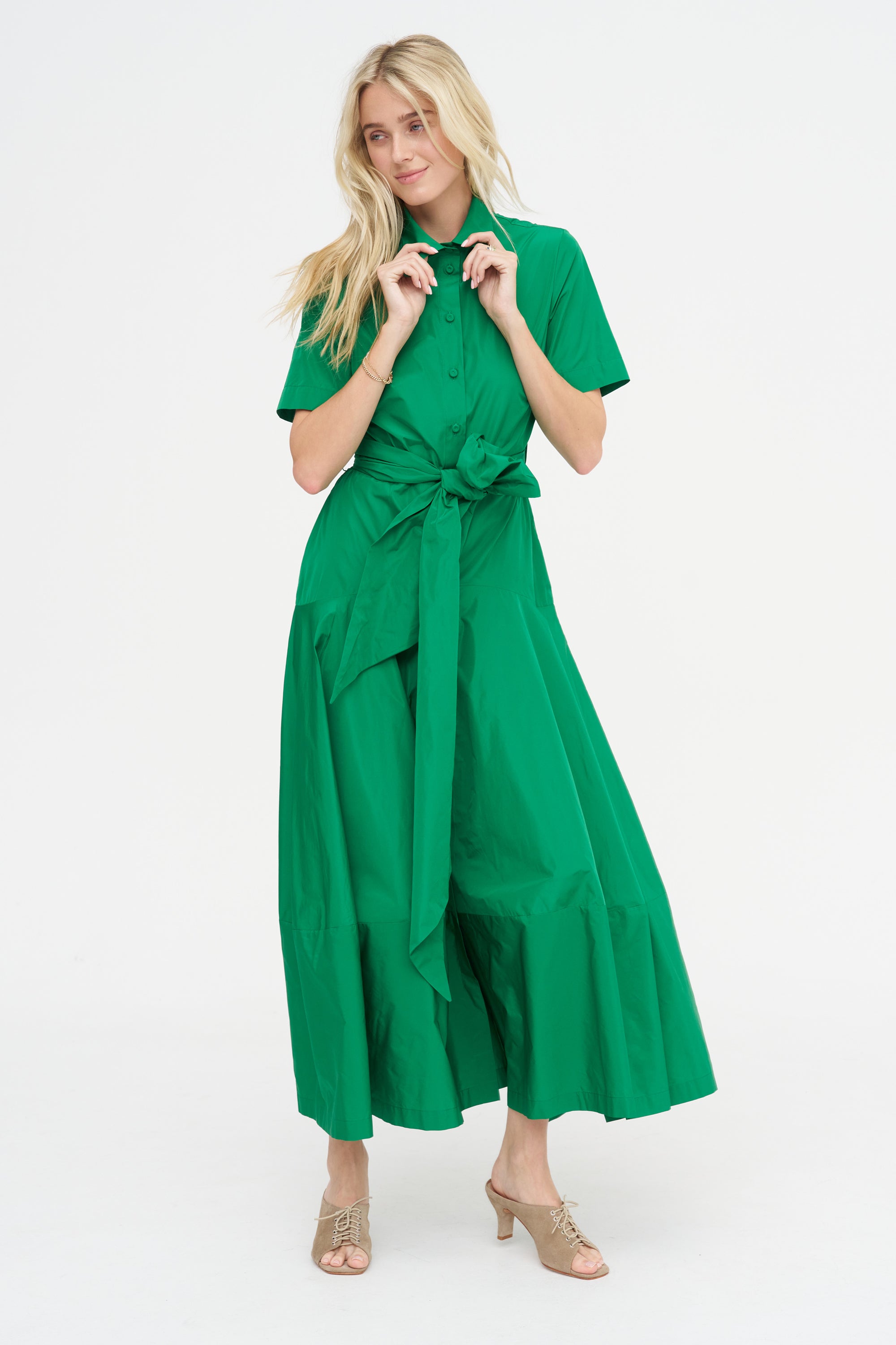 Taffeta Chemisier, Verde