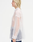 Organdie Shirt, Bianco