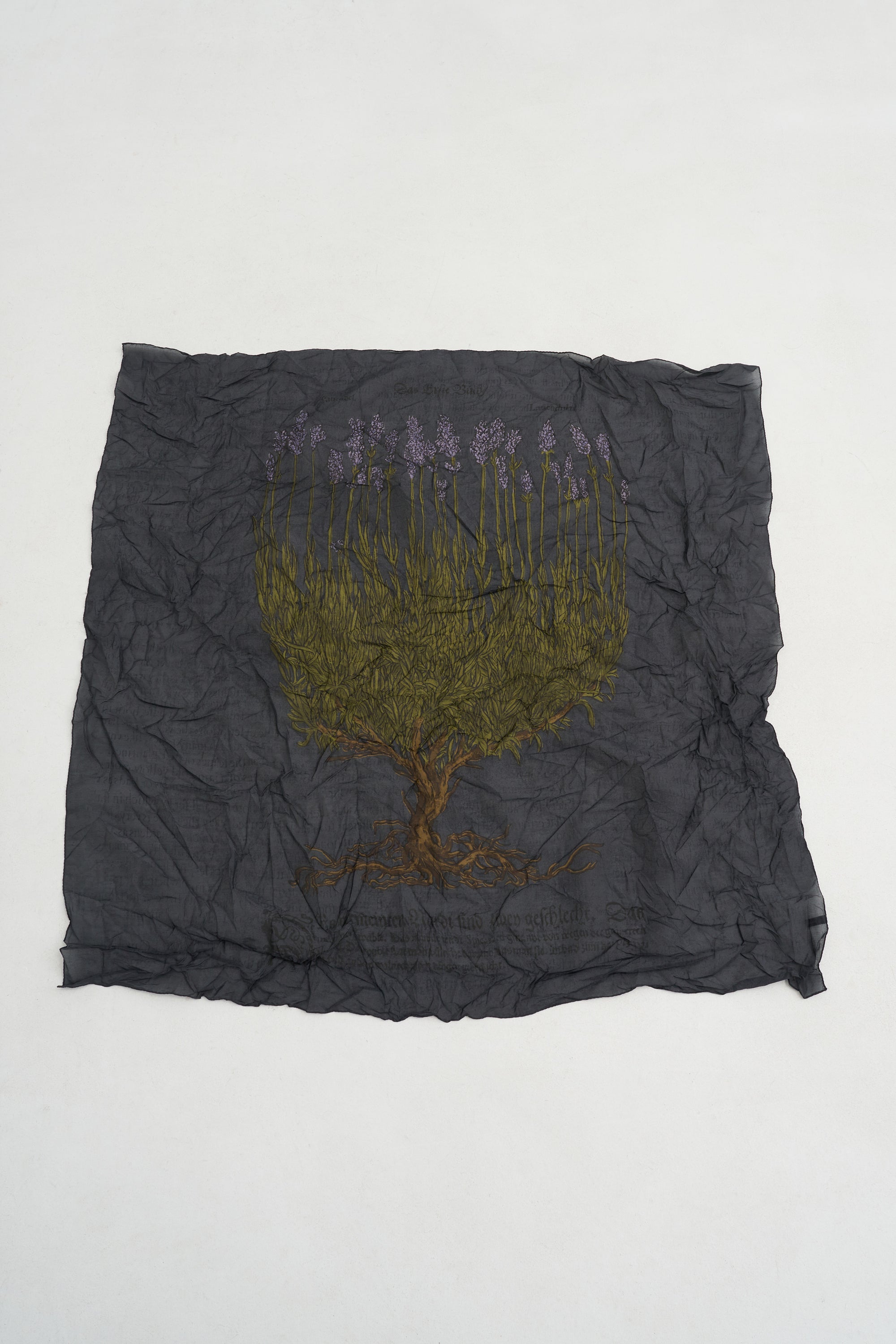 Lavender Print Scarf