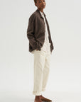 Airy Merino Wool Cardigan, Brown