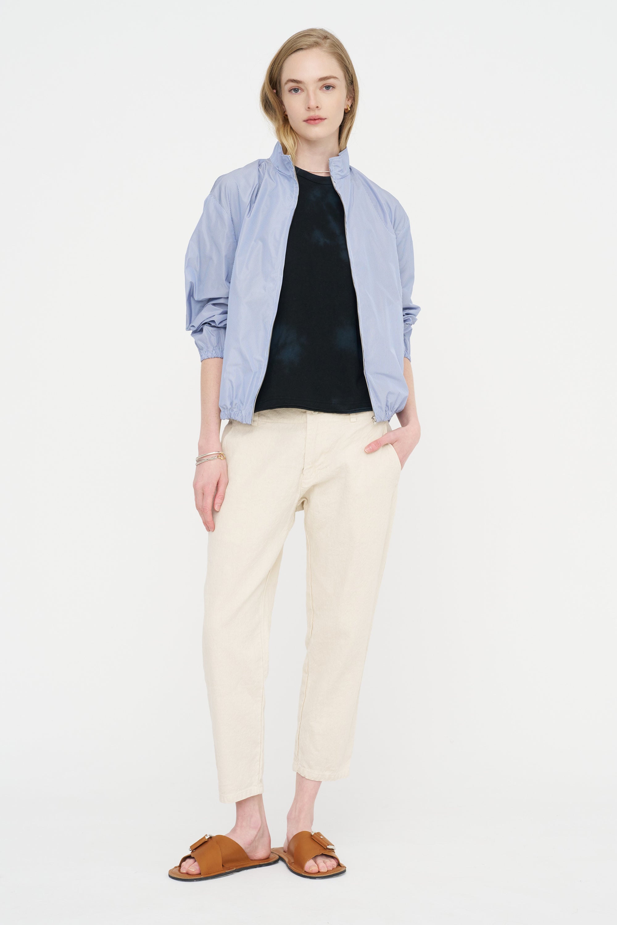 Antique Dye Recycle T-Shirt, Black