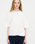 Recycled Jersey Oversize T-Shirt, White