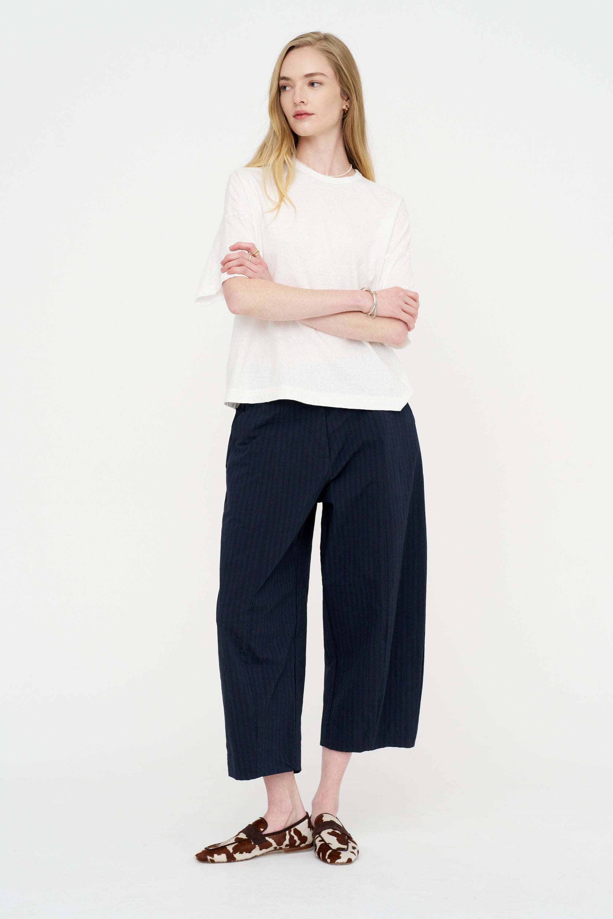 Recycled Jersey Oversize T-Shirt, White