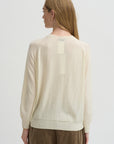 Crewneck Pullover Airy Merino, Ivory