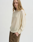 Crewneck Pullover Airy Merino, Ivory