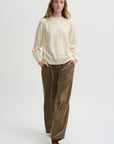 Crewneck Pullover Airy Merino, Ivory