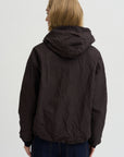 Reversible Short Jacket, Brown