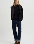 Reversible Short Jacket, Brown