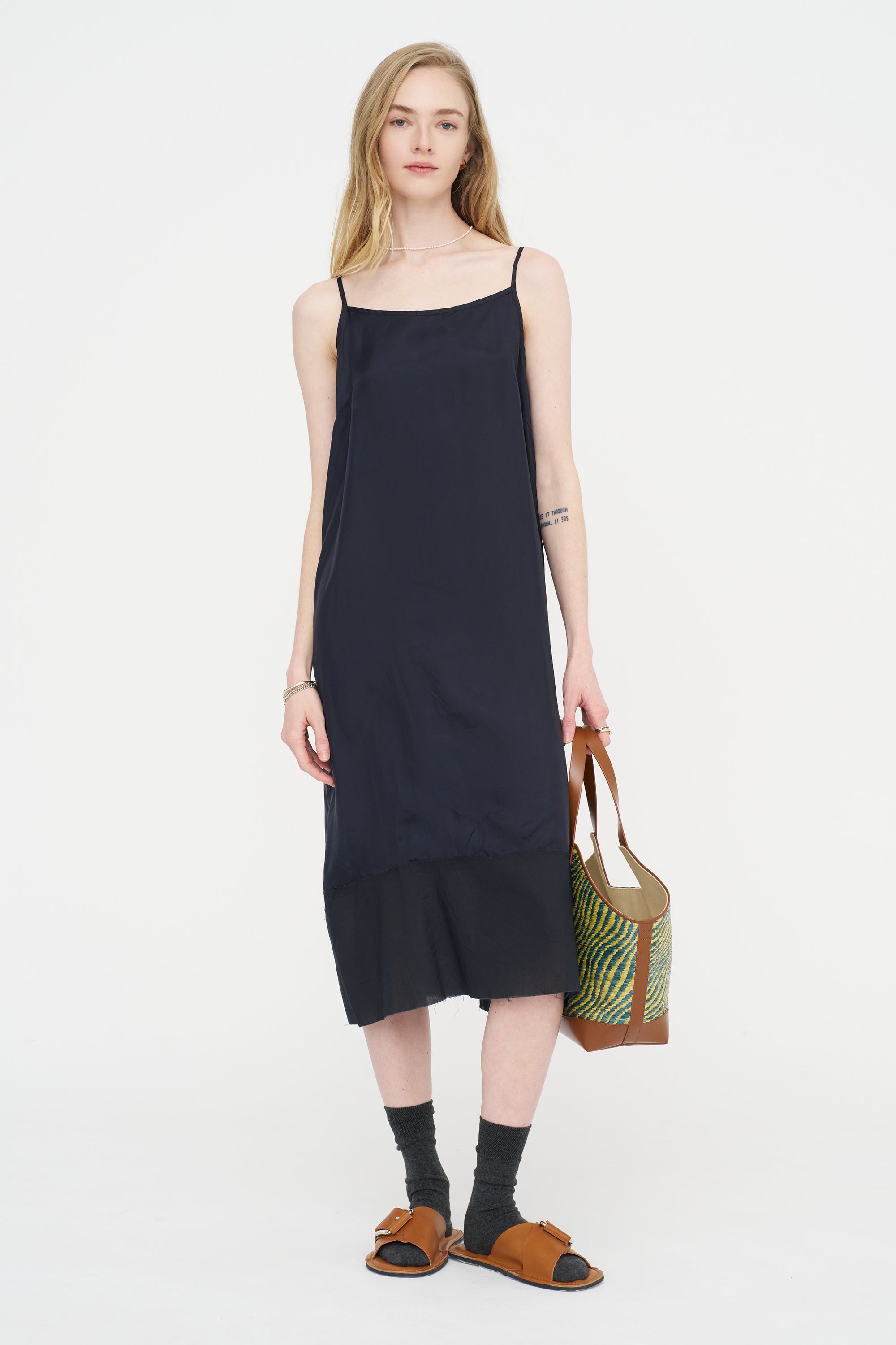Bemberg Cupro Underdress, Navy