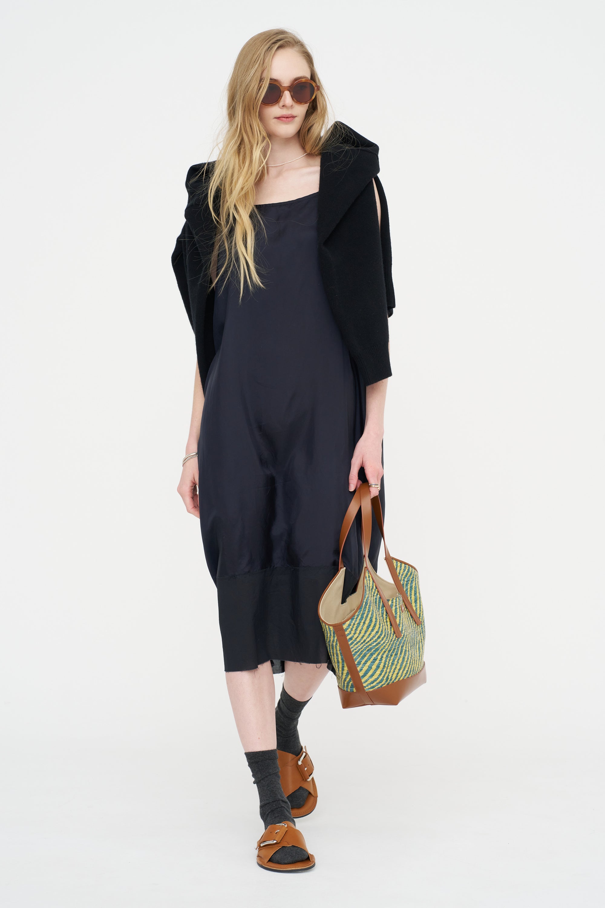 Bemberg Cupro Underdress, Navy