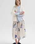 Washed Cotton Crinkle Classic Shirt, Saxe Blue