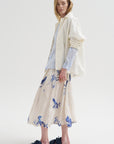 Washed Cotton Crinkle Classic Shirt, Saxe Blue
